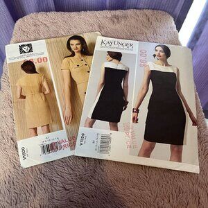 LOT - 2 UNCUT Vouge Dress Patterns